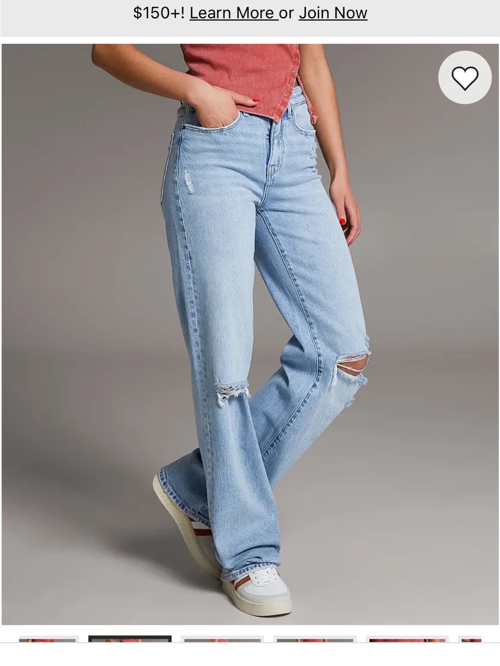 BKE buckle Light Wash High-Rise Straight Leg Jeans - Light Blue - Picture 2 of 14